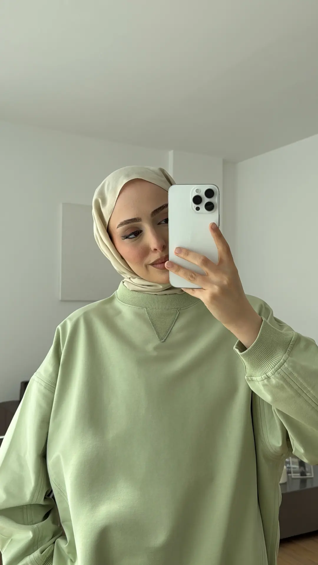 İki İplik Sweat Yeşil