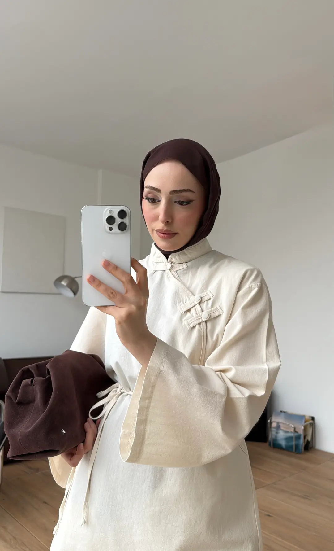 Hakim Yaka Keten Takım Natural