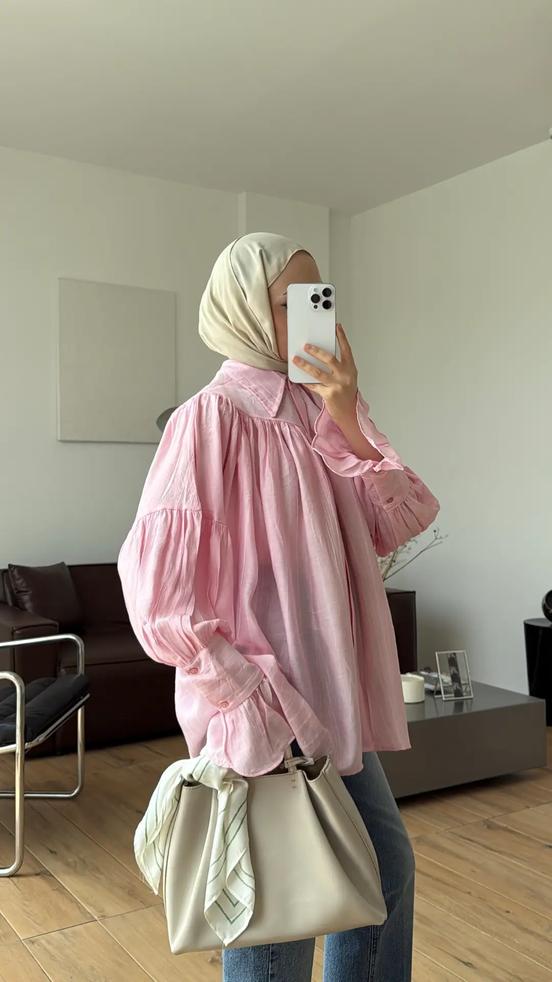 Büzgülü Gömlek Pembe