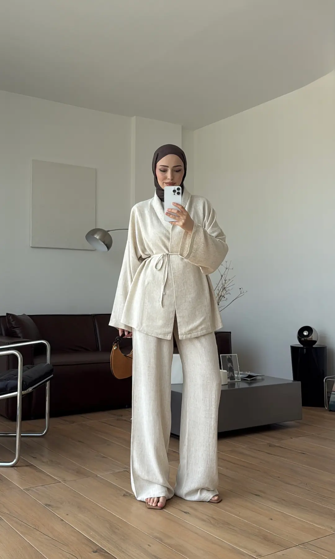 Linen Takım Natural