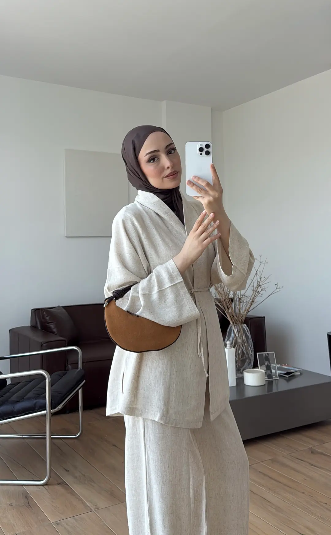 Linen Takım Natural