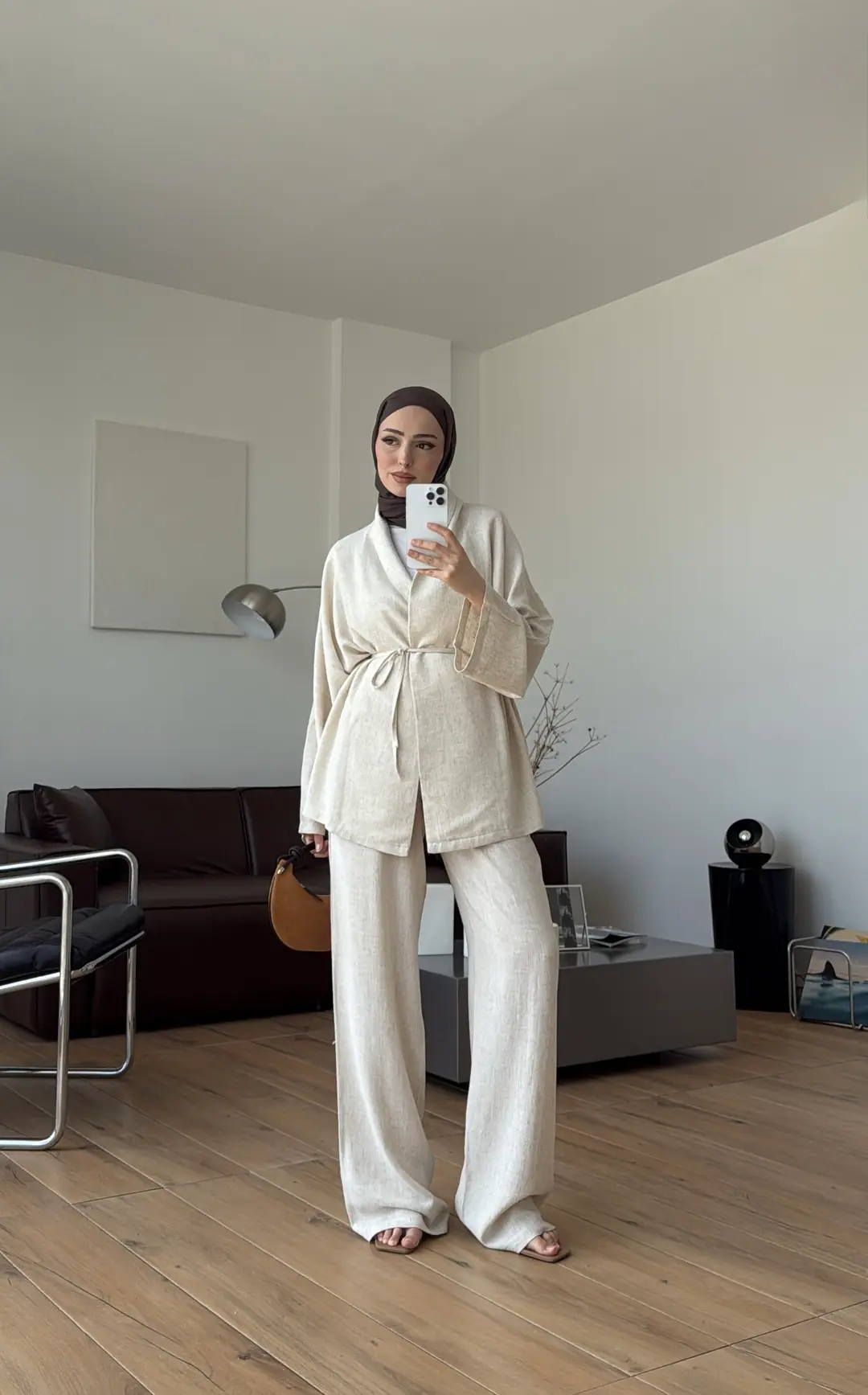 Linen Takım Natural