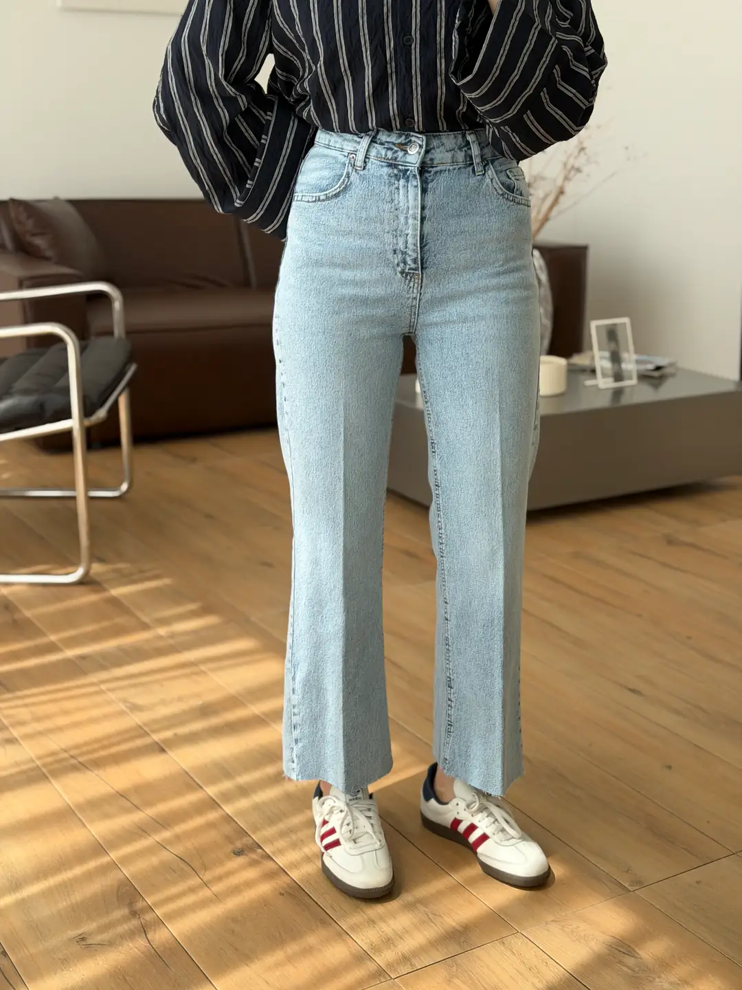 Premium Paçası Kesik Flare Jean R271