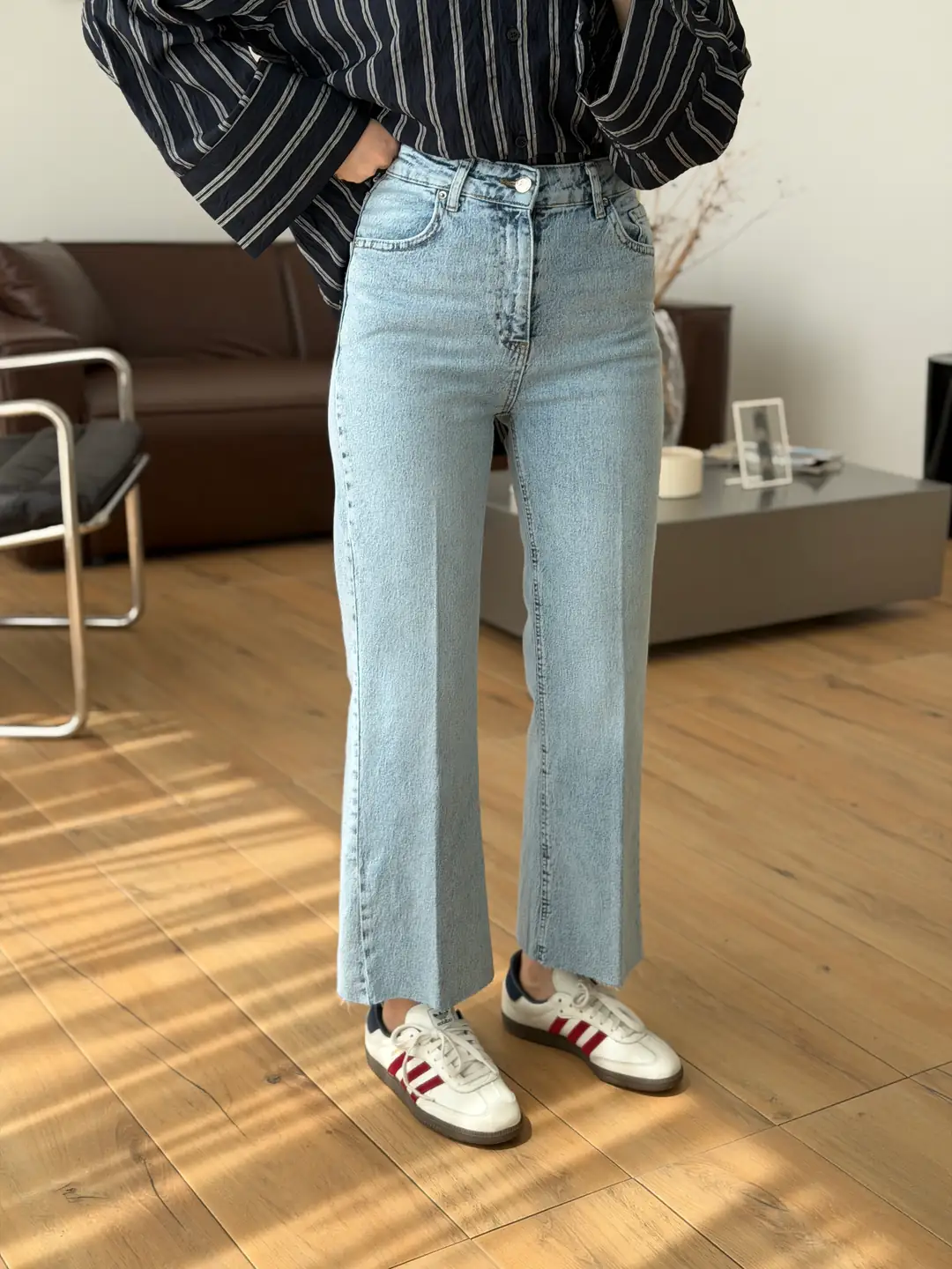 Premium Paçası Kesik Flare Jean R271