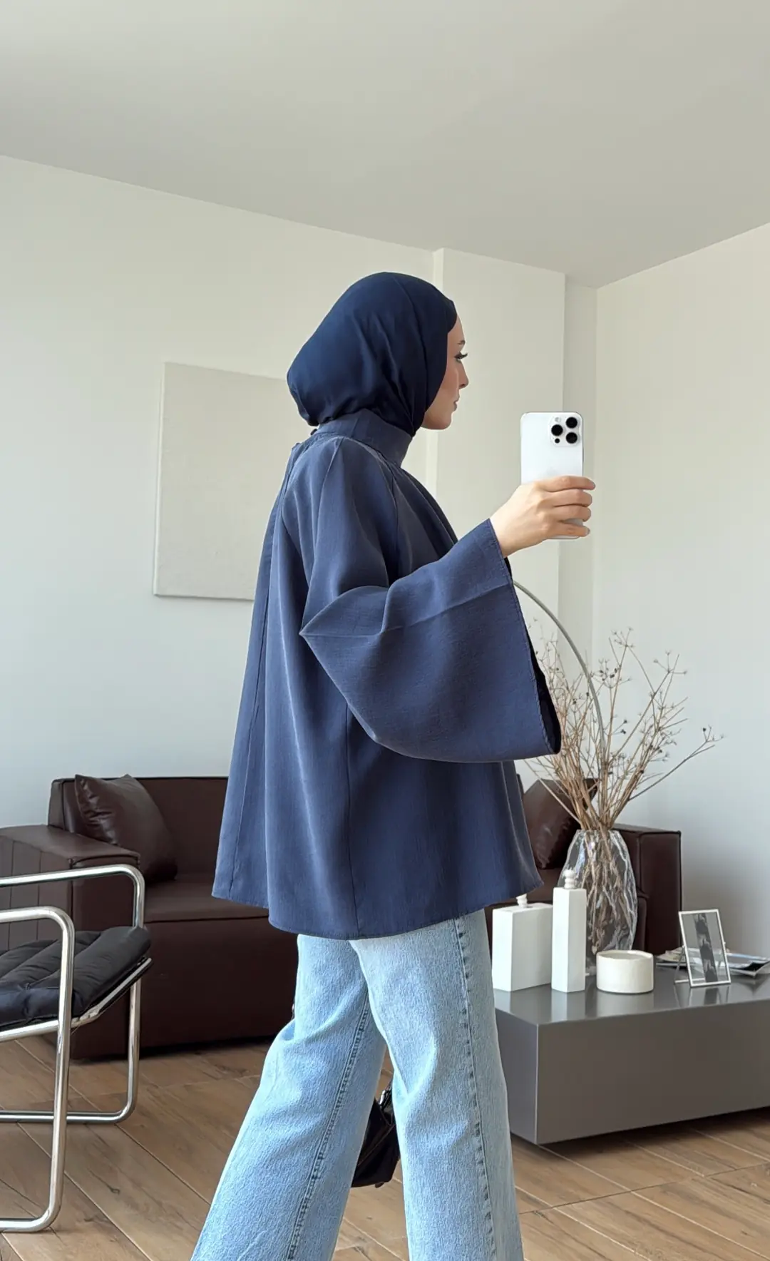 Reglan Salaş Tunik Lacivert