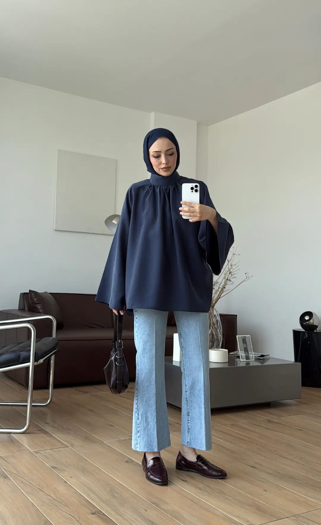 Reglan Salaş Tunik Lacivert