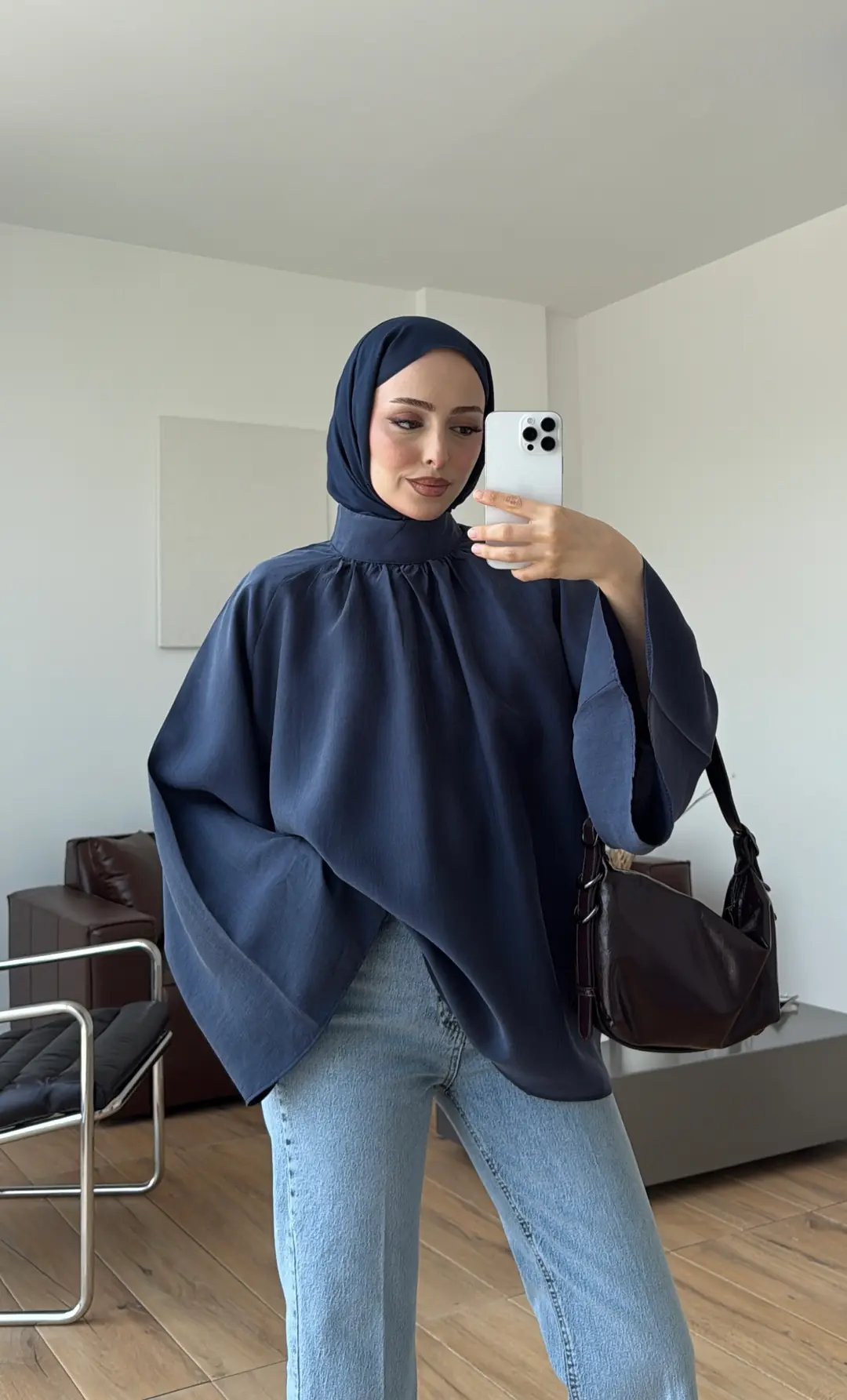 Reglan Salaş Tunik Lacivert