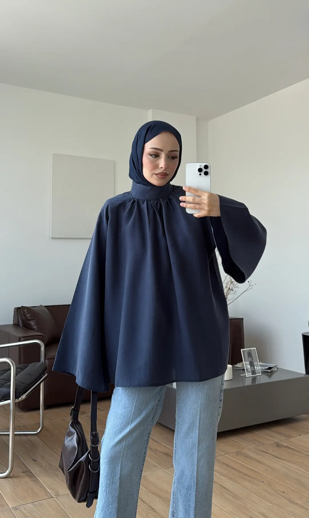 Reglan Salaş Tunik Lacivert