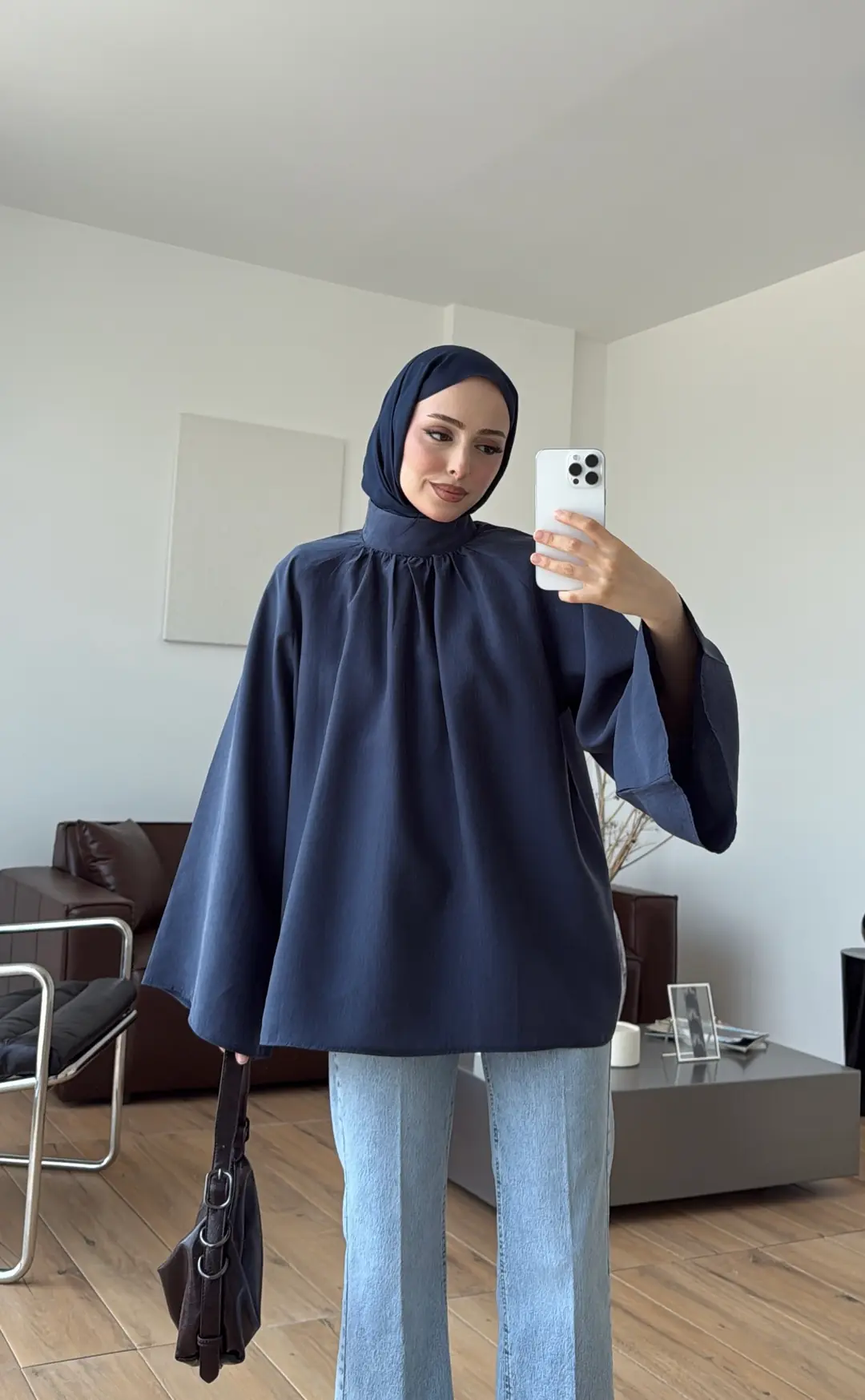 Reglan Salaş Tunik Lacivert