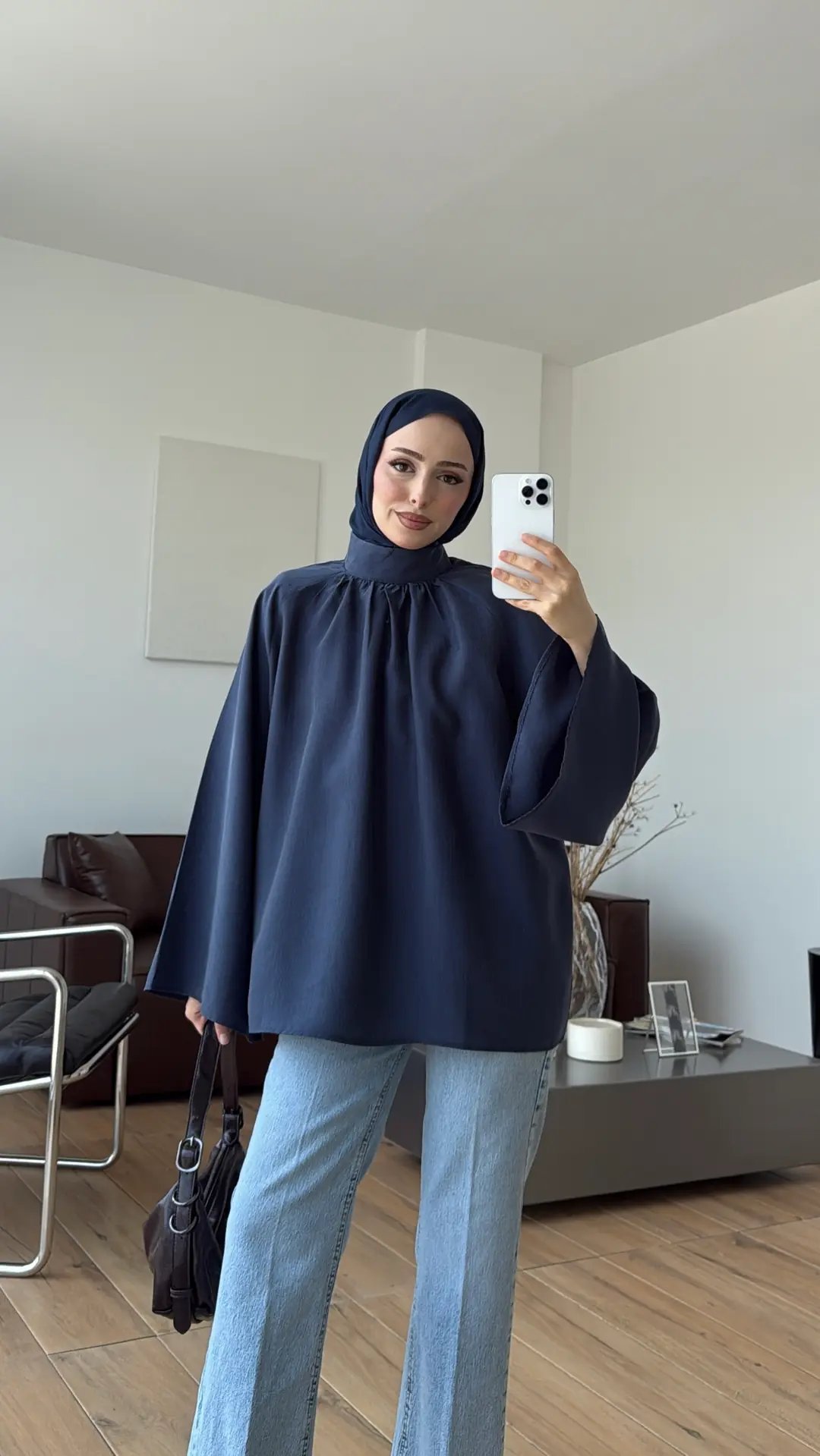 Reglan Salaş Tunik Lacivert