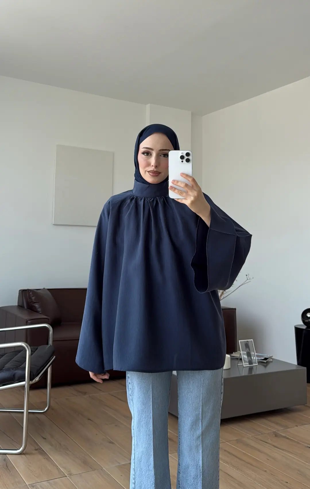 Reglan Salaş Tunik Lacivert