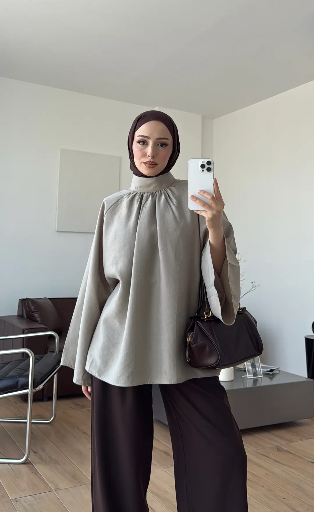 Reglan Salaş Tunik Vizon