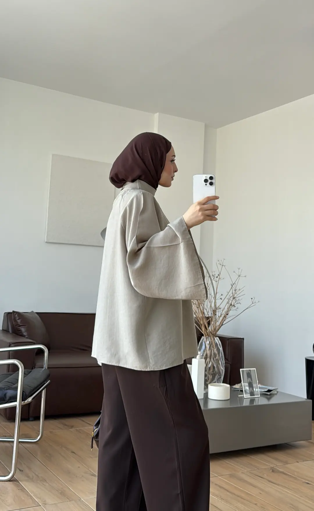 Reglan Salaş Tunik Vizon