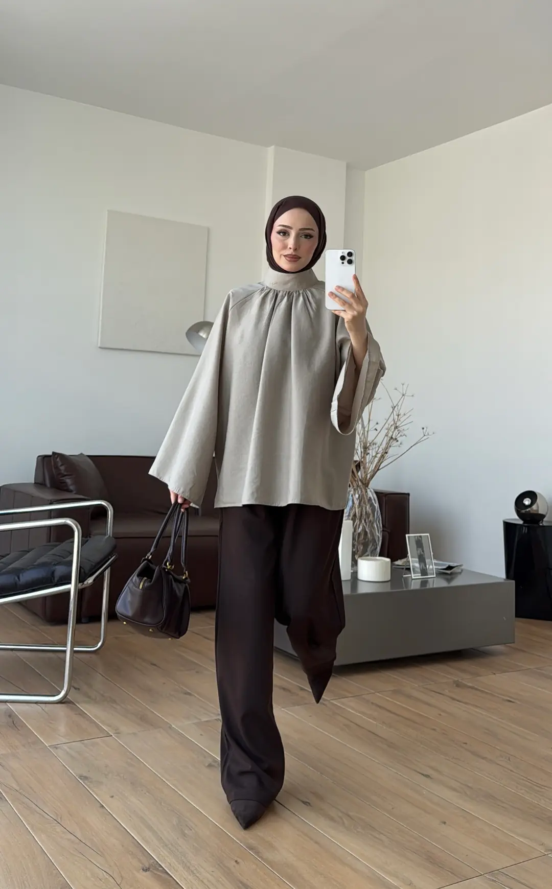 Reglan Salaş Tunik Vizon