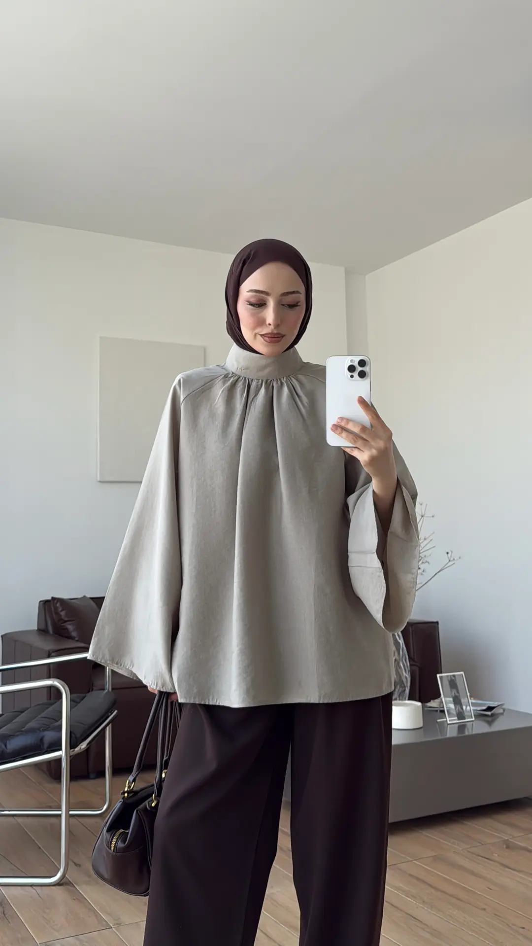 Reglan Salaş Tunik Vizon