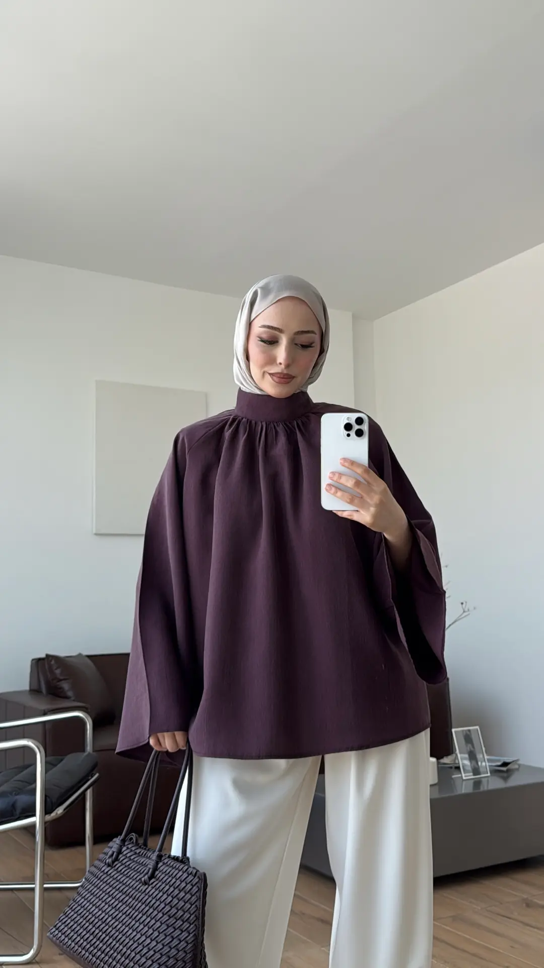 Reglan Salaş Tunik Mürdüm