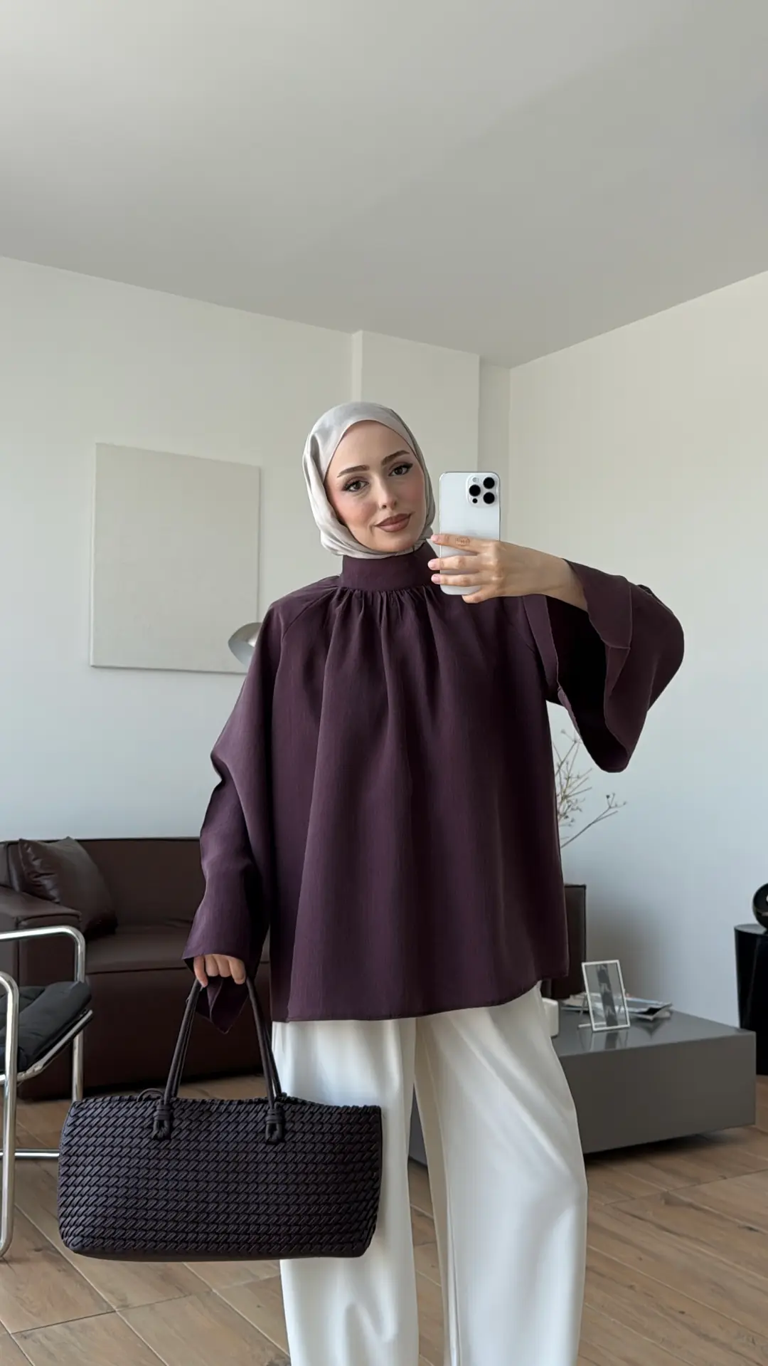 Reglan Salaş Tunik Mürdüm
