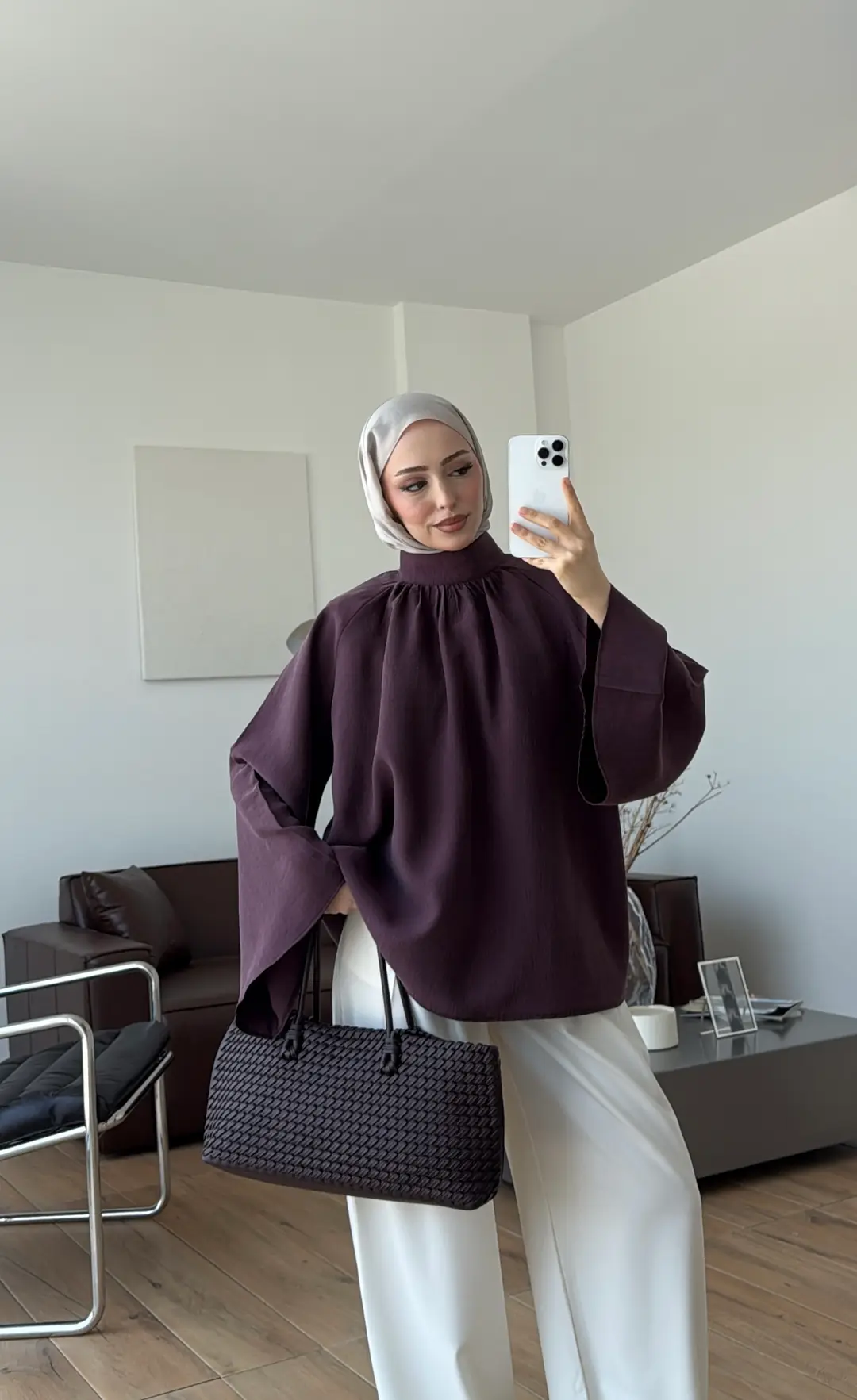 Reglan Salaş Tunik Mürdüm