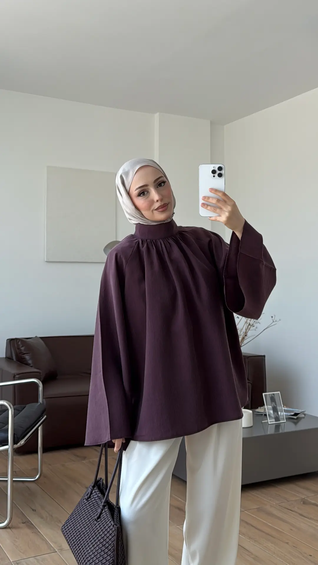 Reglan Salaş Tunik Mürdüm