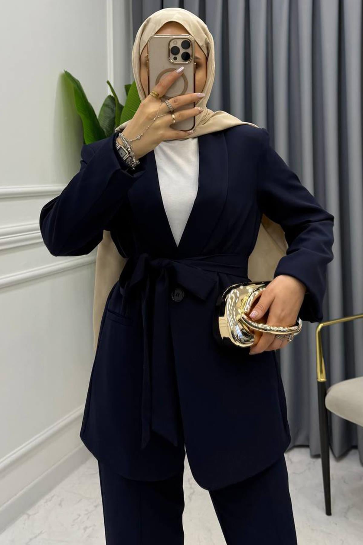 PREMİUM BLAZER TAKIM LACİVERT