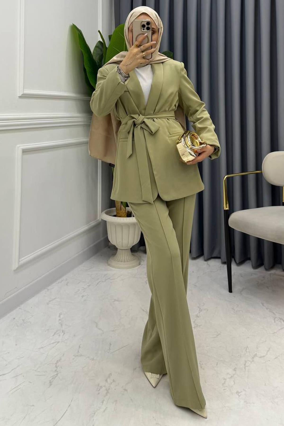 PREMİUM BLAZER TAKIM MİNT