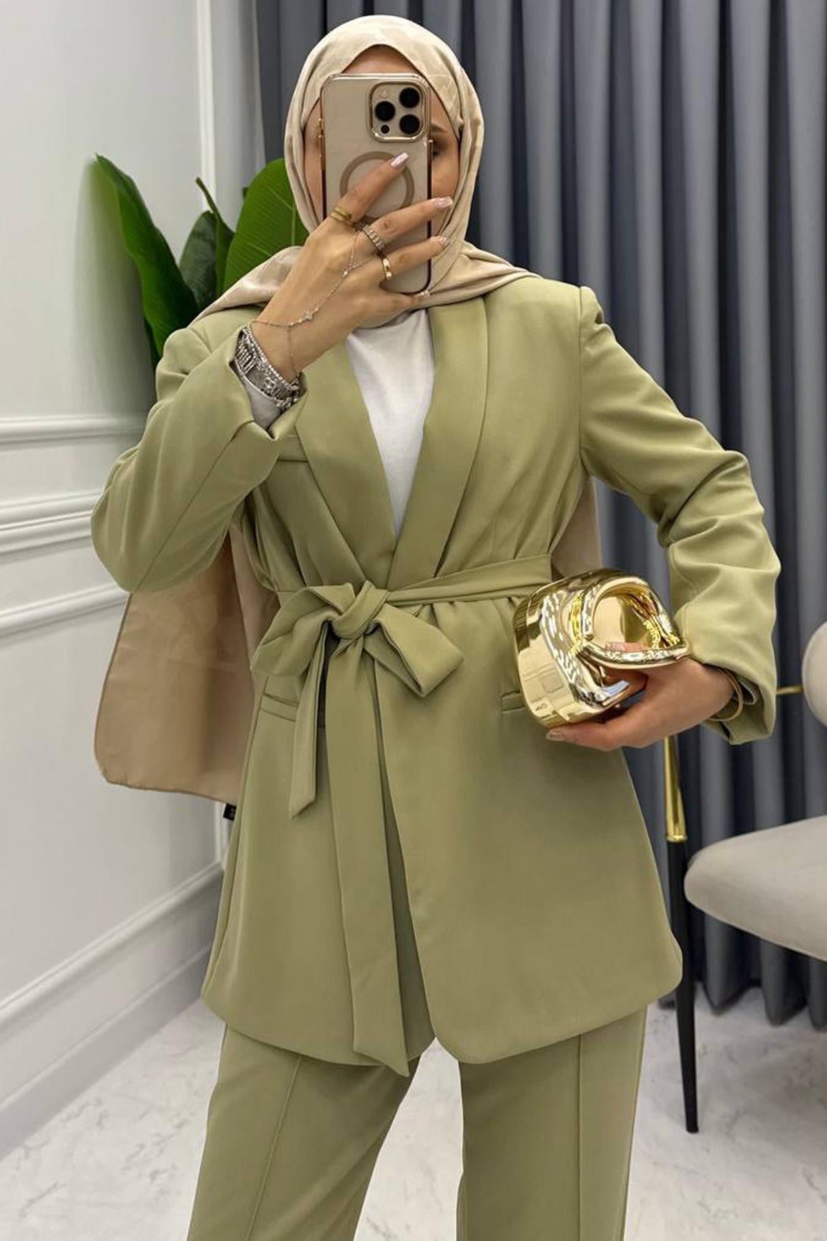 PREMİUM BLAZER TAKIM MİNT