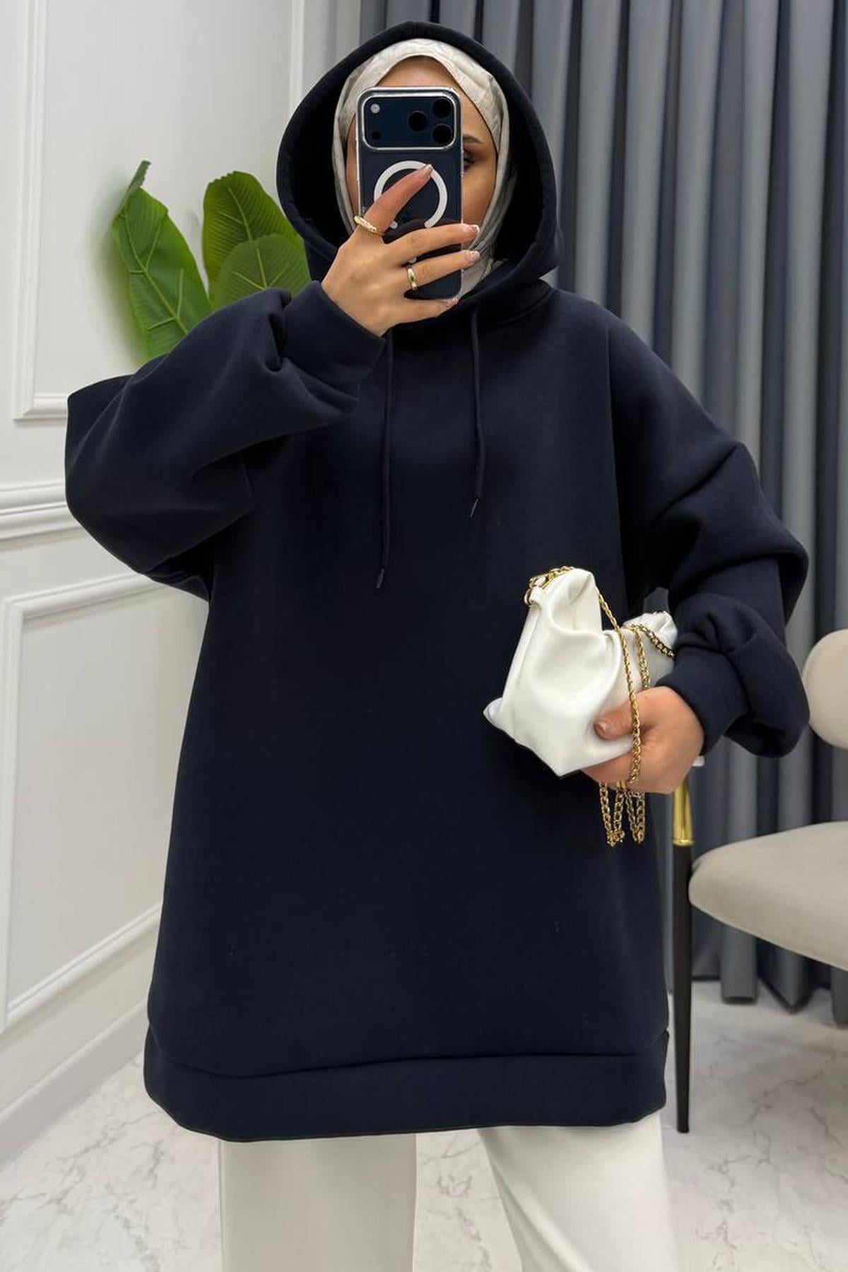 NELLY OVERSİZE SWEAT ANTRASİT