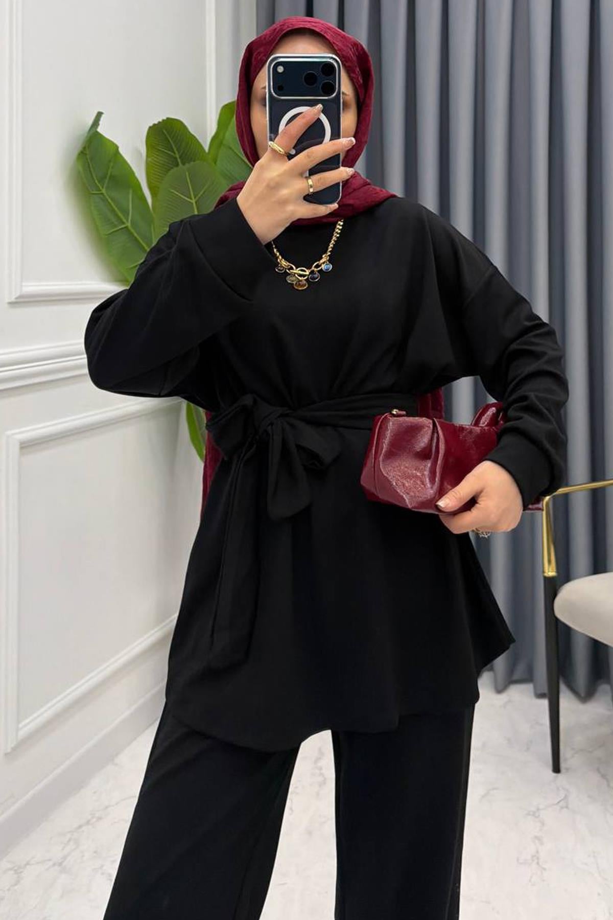 ADİANA İKİLİ TAKIM SİYAH