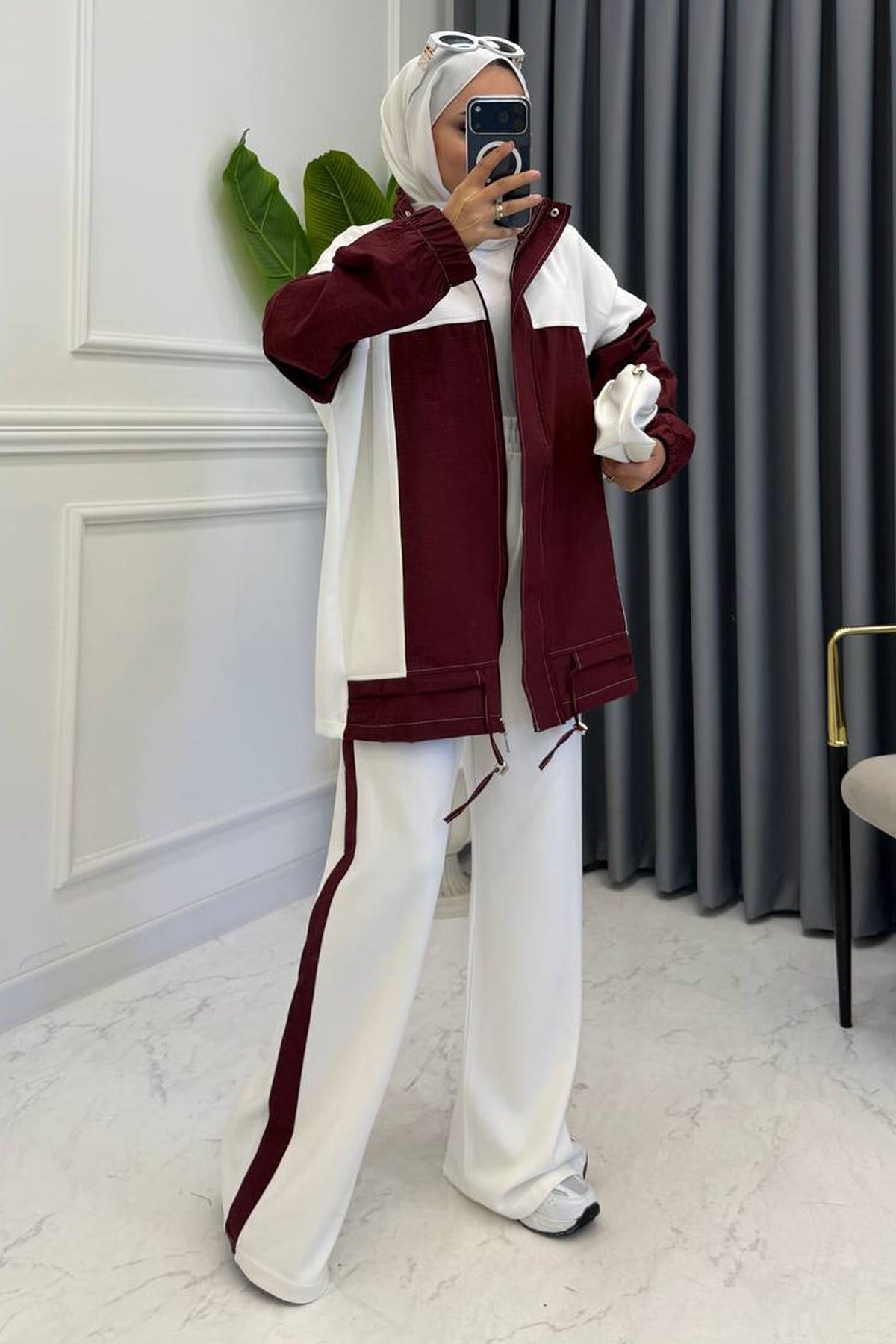 RANDY SPOR TAKIM BEYAZ/BORDO